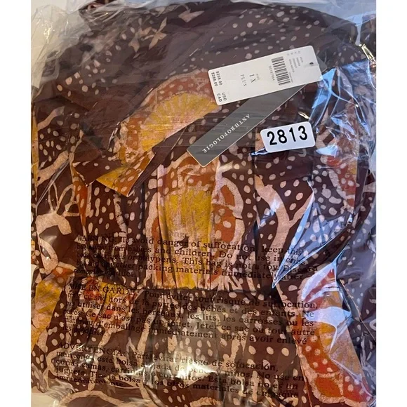 Anthropologie Atsu V-Neck Floral Tiered Maxi Dress NWT SZ 1X - Picture 14 of 16